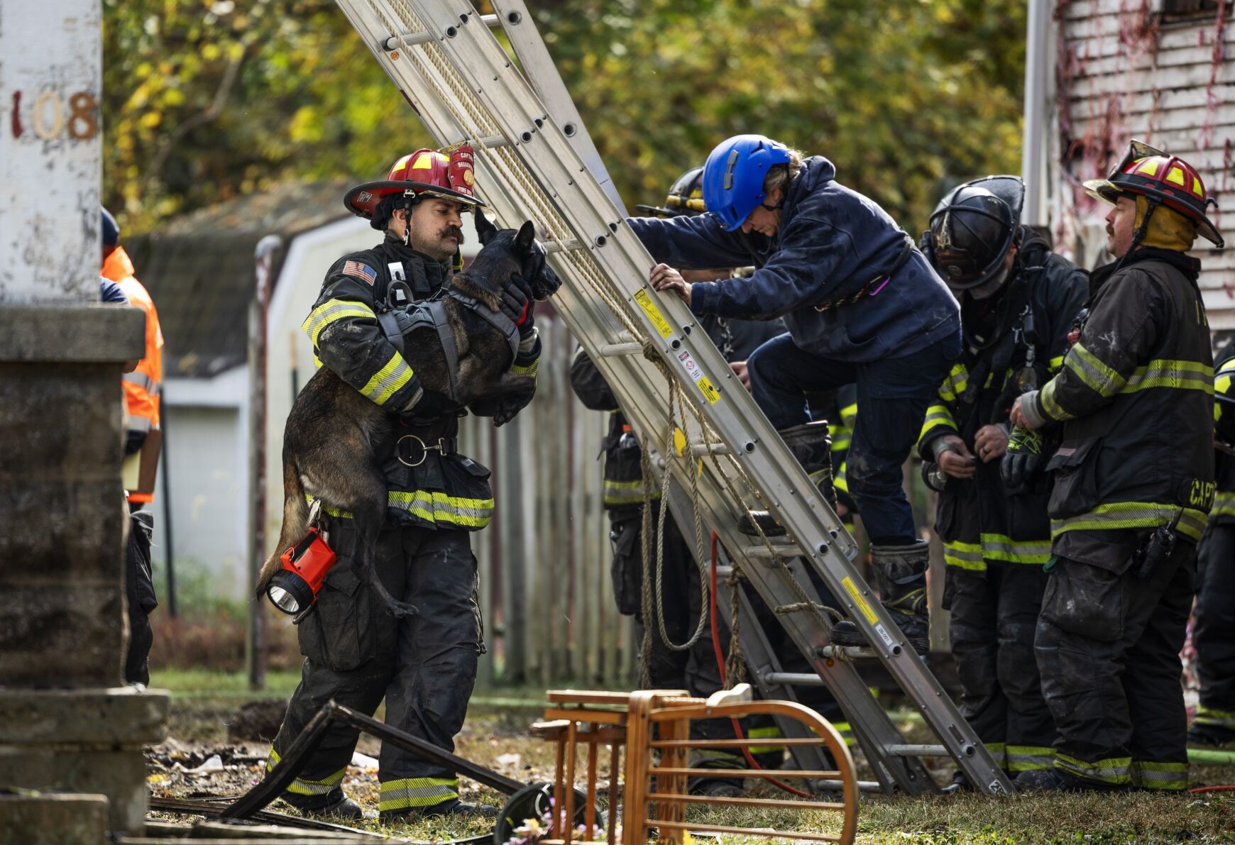 House fire kills three in Belleville